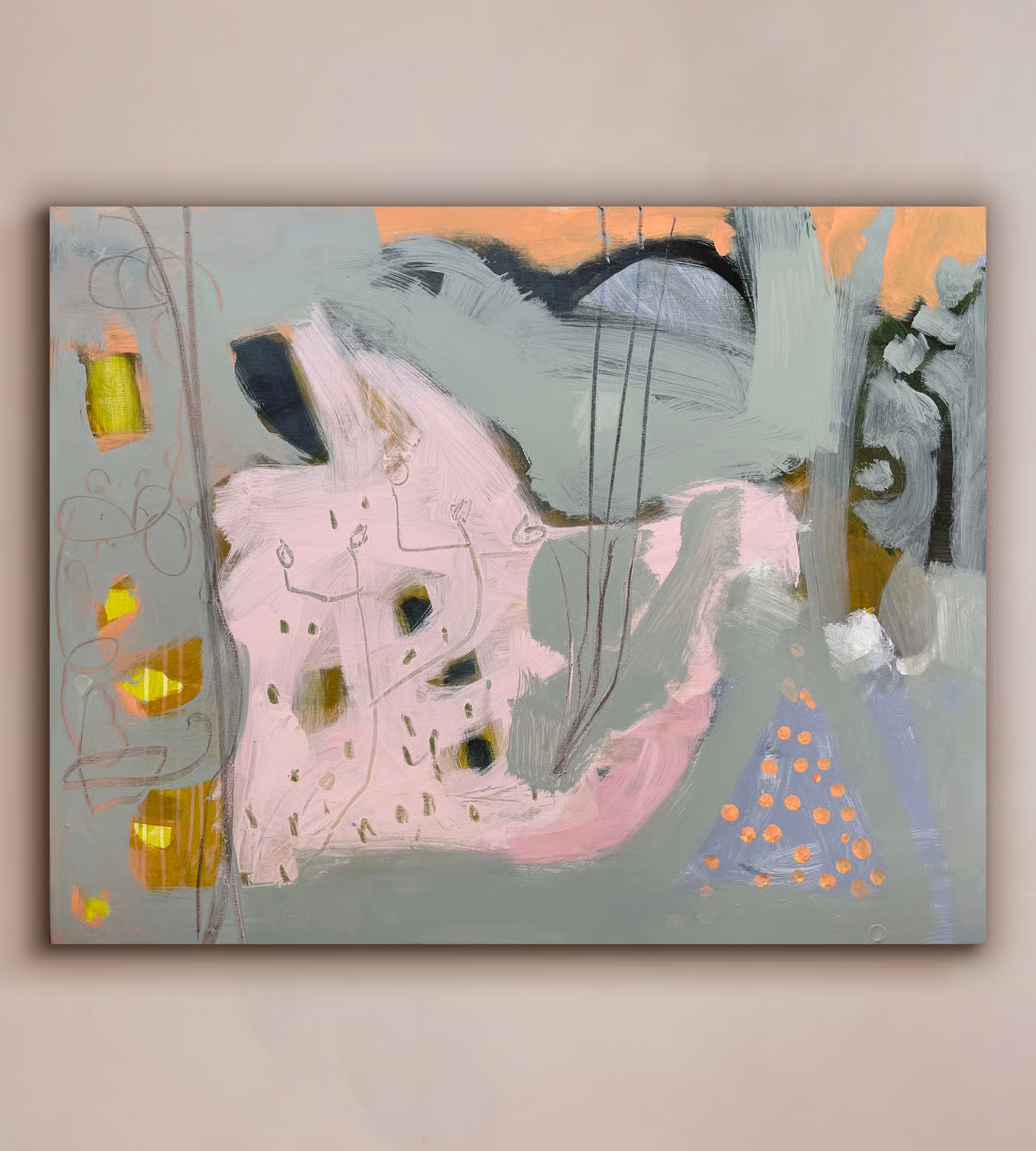 Abstract Canvas Art by CONTEMPORARY ART CO - Accessories for interior design projects