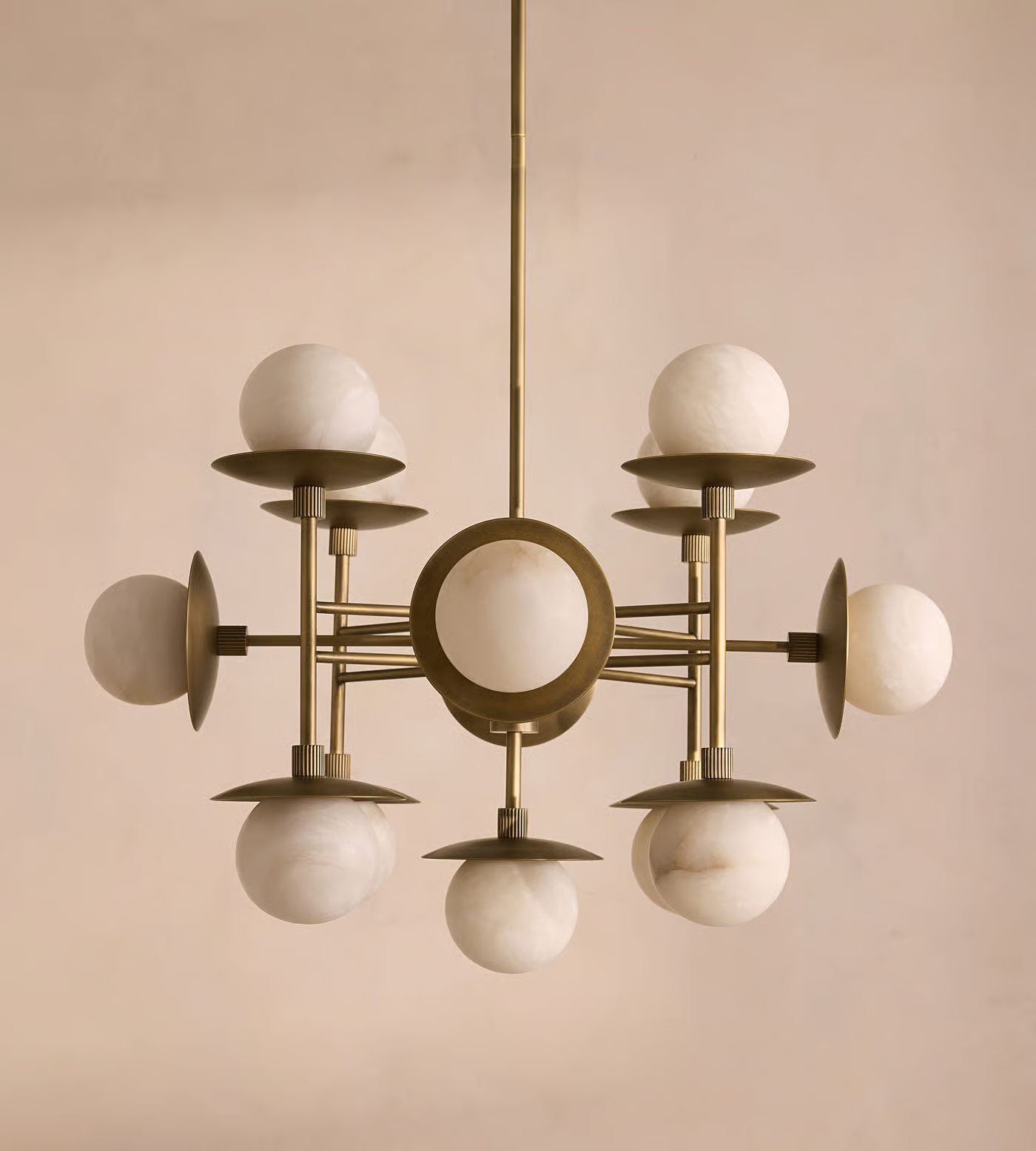 Orbital Brass Chandelier by LUMINA DESIGN - Lighting for interior design projects